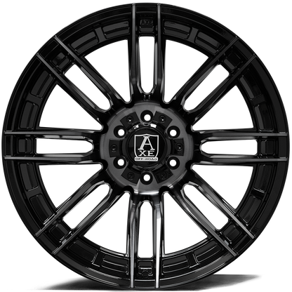 22x12 Axe Thanos Black Tinted Wheel 5x5/5x5.5 (-44mm)