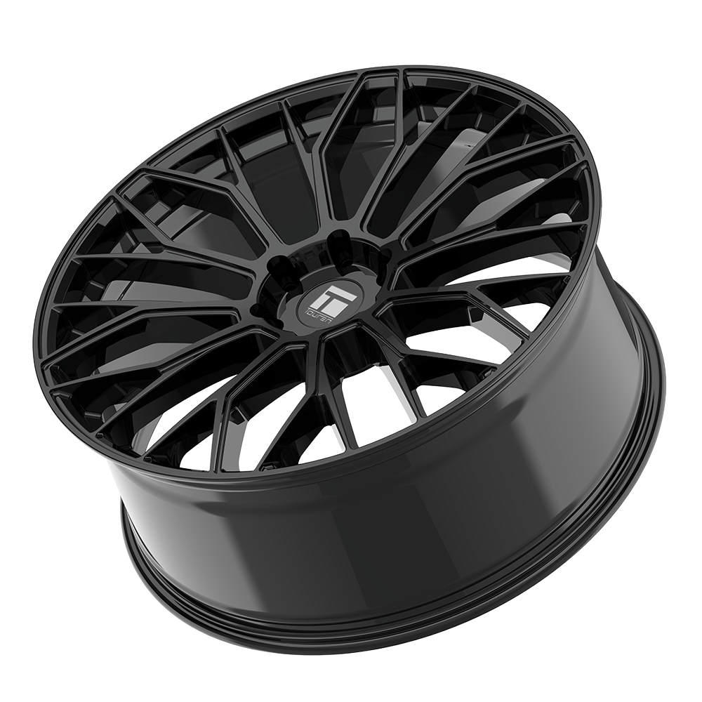 22x9 Touren 3208 TR08 Gloss Black Wheel 6x5.5 (20mm)