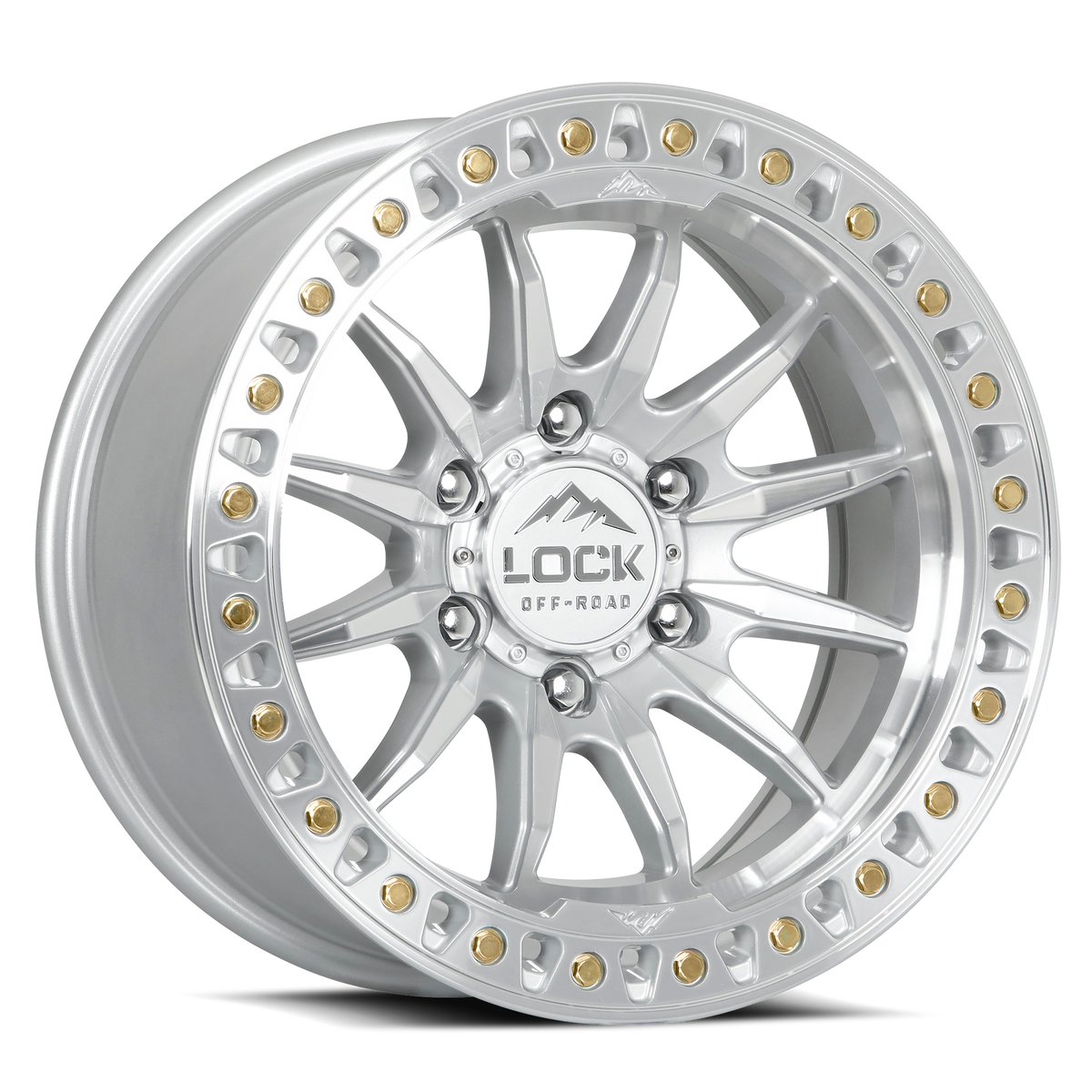 20x10 Lock Off-Road Trail Machine With Clear Coat Wheel 6x135 (-18mm)