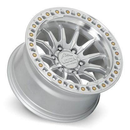 17x8.5 Lock Off-Road Trail Machine With Clear Coat Wheel 6x5.5 (25mm)