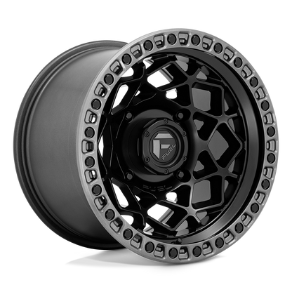 15x10 Fuel UTV D783 UNIT UTV Matte Black With Gunmetal Ring Wheel 4x156 (0mm)