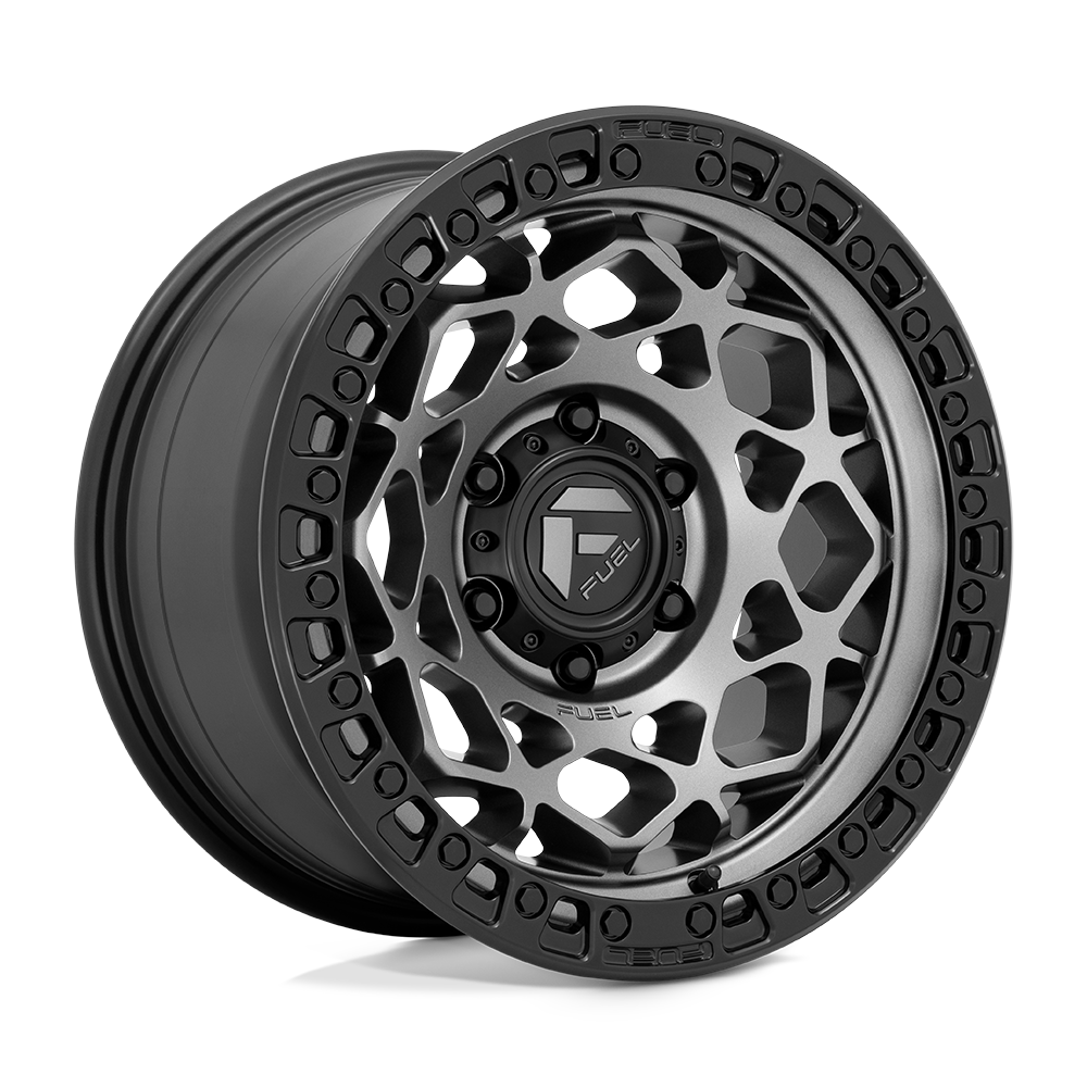 17x9 Fuel Off-Road D784 Unit Gunmetal With Matte Black Ring Wheel 6x4.5 (1mm)