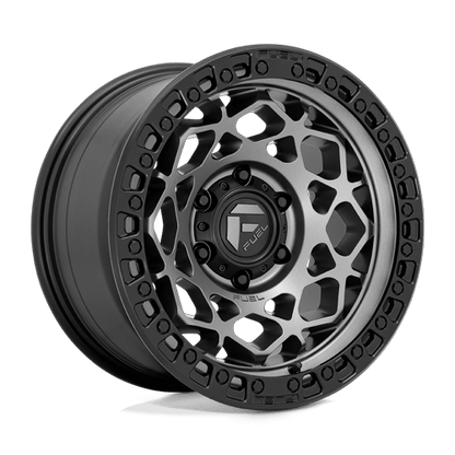 17x9 Fuel Off-Road D784 Unit Gunmetal With Matte Black Ring Wheel 6x4.5 (1mm)