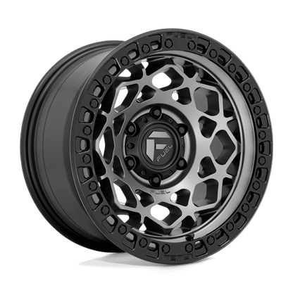 17x9 Fuel Off-Road D784 Unit Gunmetal With Matte Black Ring Wheel 6x4.5 (1mm)