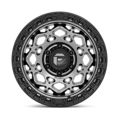 17x9 Fuel Off-Road D784 Unit Gunmetal With Matte Black Ring Wheel 6x4.5 (1mm)