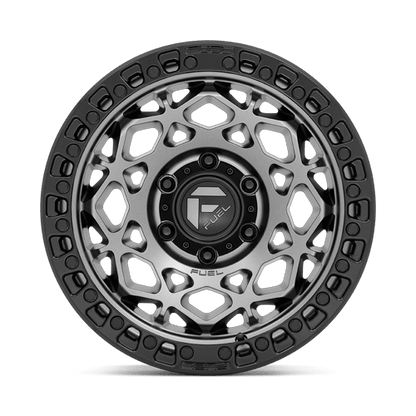 17x9 Fuel Off-Road D784 Unit Gunmetal With Matte Black Ring Wheel 6x4.5 (1mm)