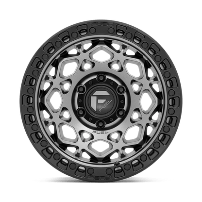 17x9 Fuel Off-Road D784 Unit Gunmetal With Matte Black Ring Wheel 6x4.5 (1mm)