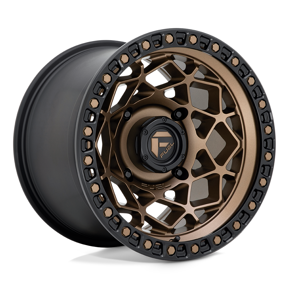 15x7 Fuel D785 Unit UTV Bronze W/ Matte Black Ring Wheel 4x156 (10mm)