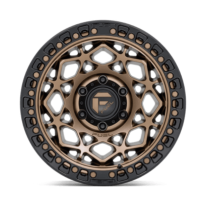 17x9 Fuel Off-Road D785 Unit Bronze With Matte Black Ring Wheel 6x4.5 (1mm)