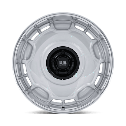 22x9 US Mags UC146 Arlington Silver Matte Black Center Wheel 5x5 (15mm)