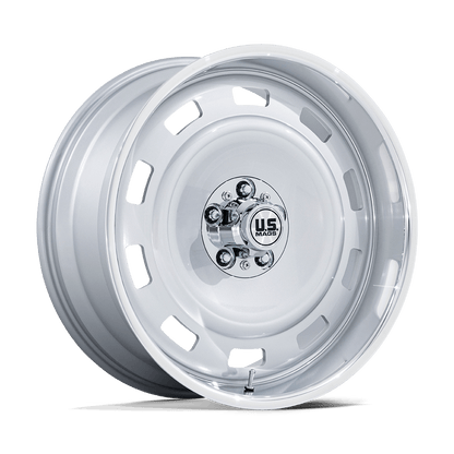 22x10.5 US Mag UC143 Scottsdale Silver With Diamond Cut Lip Wheel 5x5 (0mm)