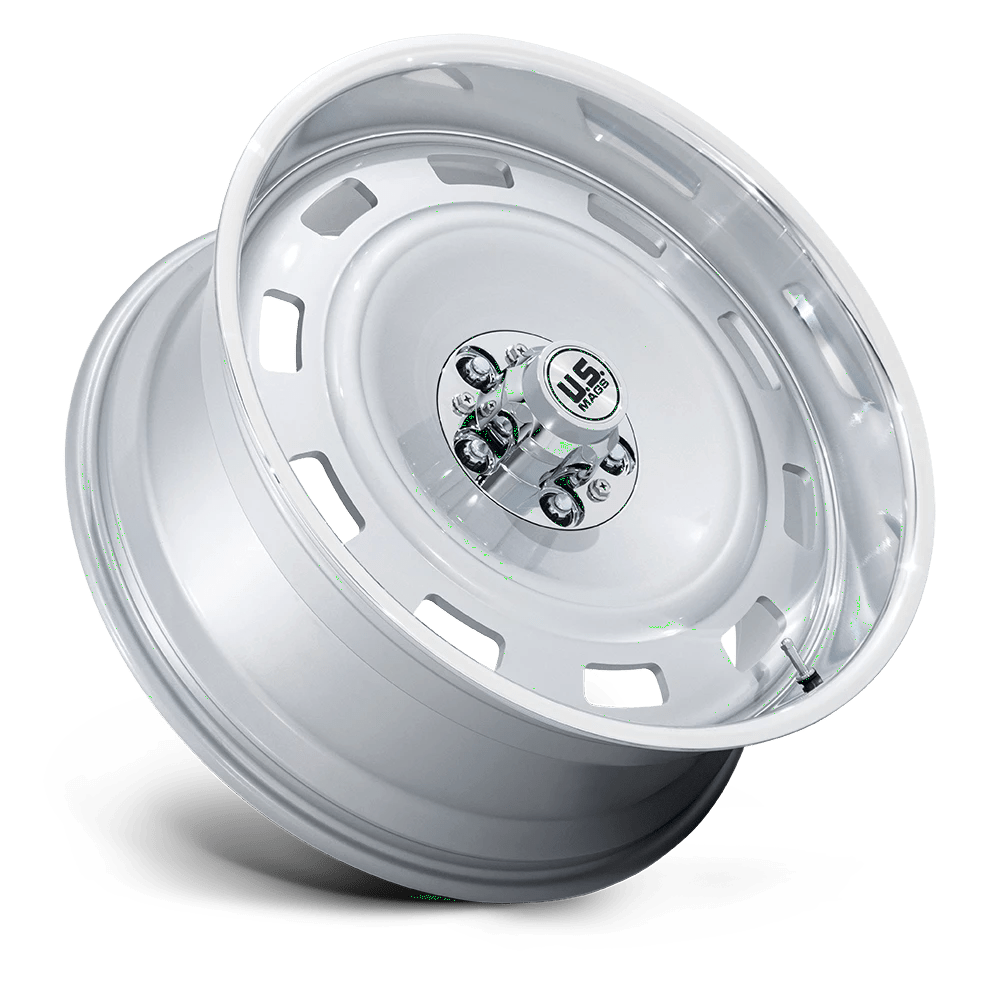22x10.5 US Mag UC143 Scottsdale Silver With Diamond Cut Lip Wheel 5x5 (0mm)