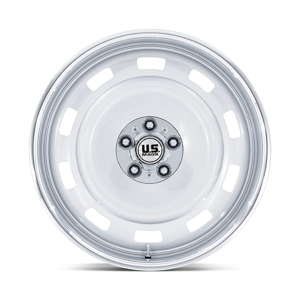 22x10.5 US Mag UC143 Scottsdale Silver With Diamond Cut Lip Wheel 5x5 (0mm)