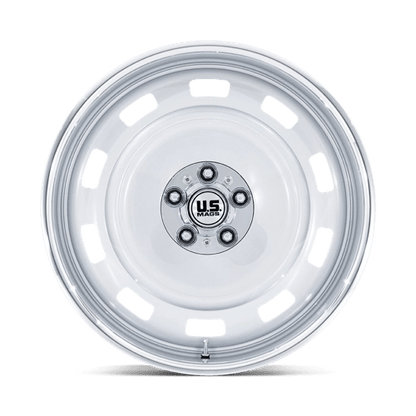 17x9 US Mags UC143 Scottsdale Silver With Diamond Cut Lip Wheel 5x5 (-12mm)