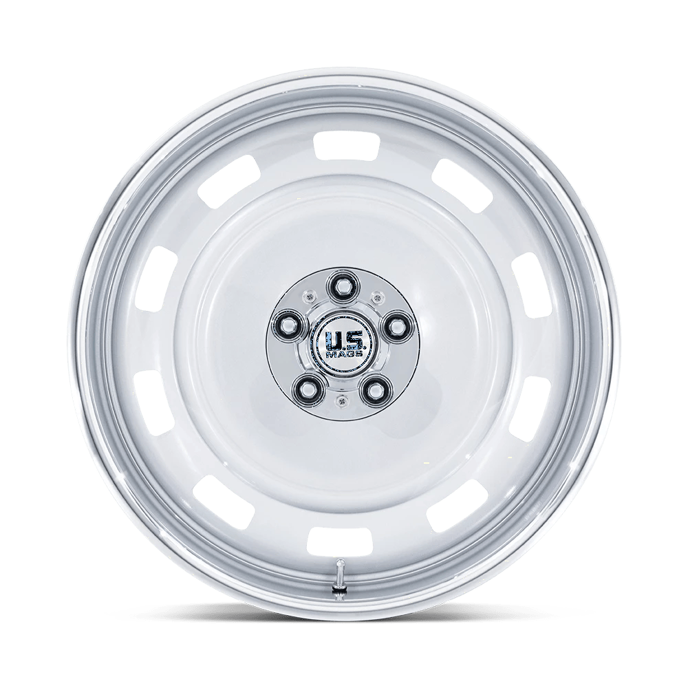 22x9 US Mag UC143 Scottsdale Silver With Diamond Cut Lip Wheel 6x5.5 (15mm)
