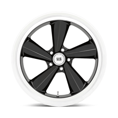 22x10.5 US Mags U136 TS Gloss Black With Diamond Cut Lip Wheel 5x4.75 (0mm)