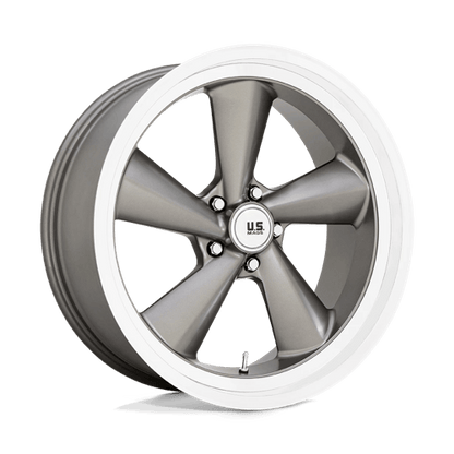 22x10.5 US Mags U137 TS Anthracite With Diamond Cut Lip Wheel 5x4.75 (0mm)