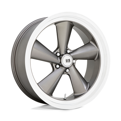 22x10.5 US Mags U137 TS Anthracite With Diamond Cut Lip Wheel 5x4.75 (0mm)