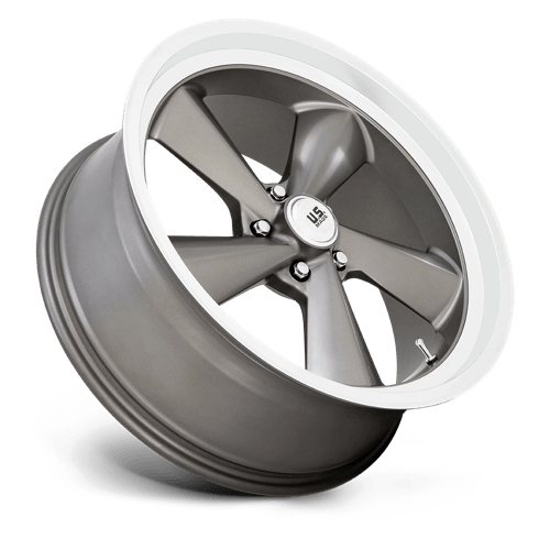 22x10.5 US Mags U137 TS Anthracite With Diamond Cut Lip Wheel 5x4.75 (0mm)