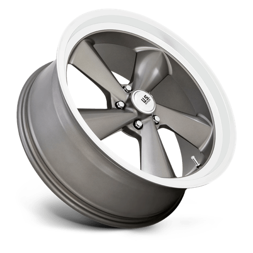 22x9 US Mags U137 TS Anthracite With Diamond Cut Lip Wheel 5x4.75 (15mm)