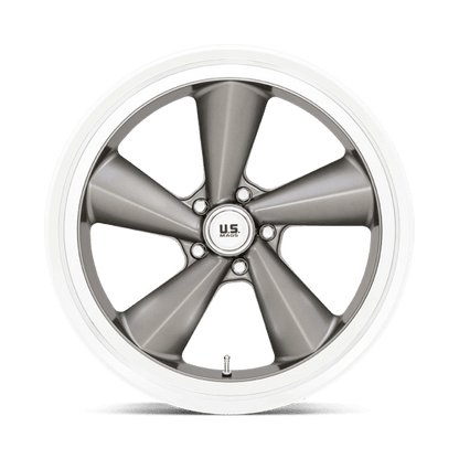 22x10.5 US Mags U137 TS Anthracite With Diamond Cut Lip Wheel 5x4.75 (0mm)