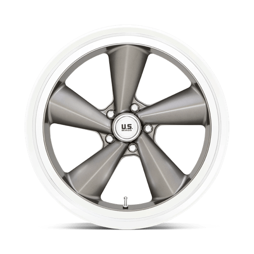 22x10.5 US Mags U137 TS Anthracite With Diamond Cut Lip Wheel 5x4.75 (0mm)