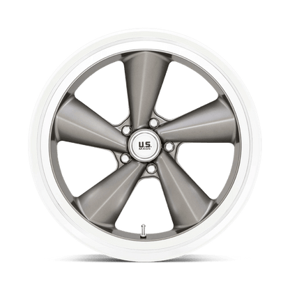 22x10.5 US Mags U137 TS Anthracite With Diamond Cut Lip Wheel 5x4.75 (0mm)