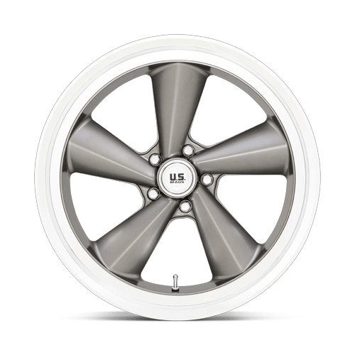 22x9 US Mags U137 TS Anthracite With Diamond Cut Lip Wheel 5x4.75 (15mm)