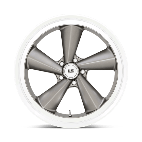 22x10.5 US Mags U137 TS Anthracite With Diamond Cut Lip Wheel 5x4.75 (0mm)