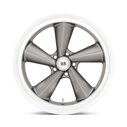 22x10.5 US Mags U137 TS Anthracite With Diamond Cut Lip Wheel 5x4.75 (0mm)