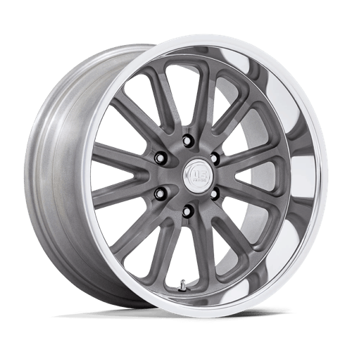 20x9.5 US Mags UC145 Rambler 6 Matte Gunmetal Diamond Cut Lip Wheel 6x5.5 (1mm)