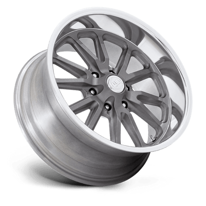 20x8 US Mags UC145 Rambler 6 Matte Gunmetal W/ Diamond Cut Lip Wheel 6x5 (1mm)