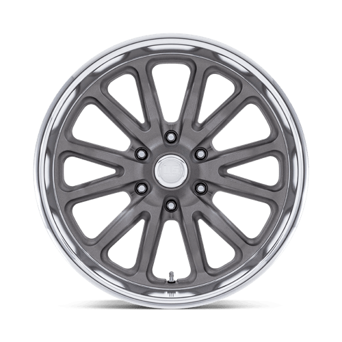 20x8 US Mags UC145 Rambler 6 Matte Gunmetal W/ Diamond Cut Lip Wheel 6x5 (1mm)