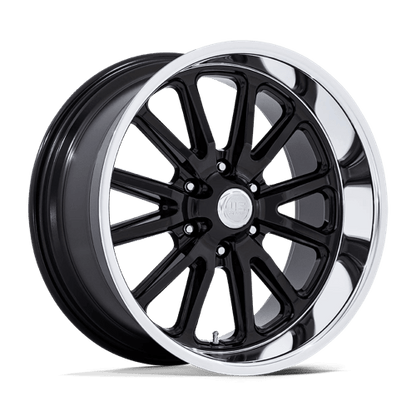 20x9.5 US Mags UC145 Rambler 6 Gloss Black W/ Diamond Cut Lip Wheel 6x135 (1mm)