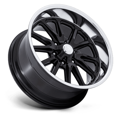 20x9.5 US Mags UC145 Rambler 6 Gloss Black W/ Diamond Cut Lip Wheel 6x5 (1mm)