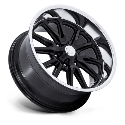 20x8 US Mags UC145 Rambler 6 Gloss Black W/ Diamond Cut Lip Wheel 6x5.5 (1mm)