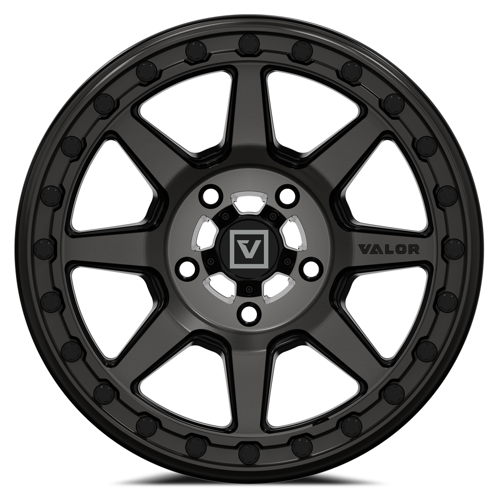15x7 Valor Offroad V13 Dark Tint BEADLOCK UTV Wheel 4x156 (10mm)