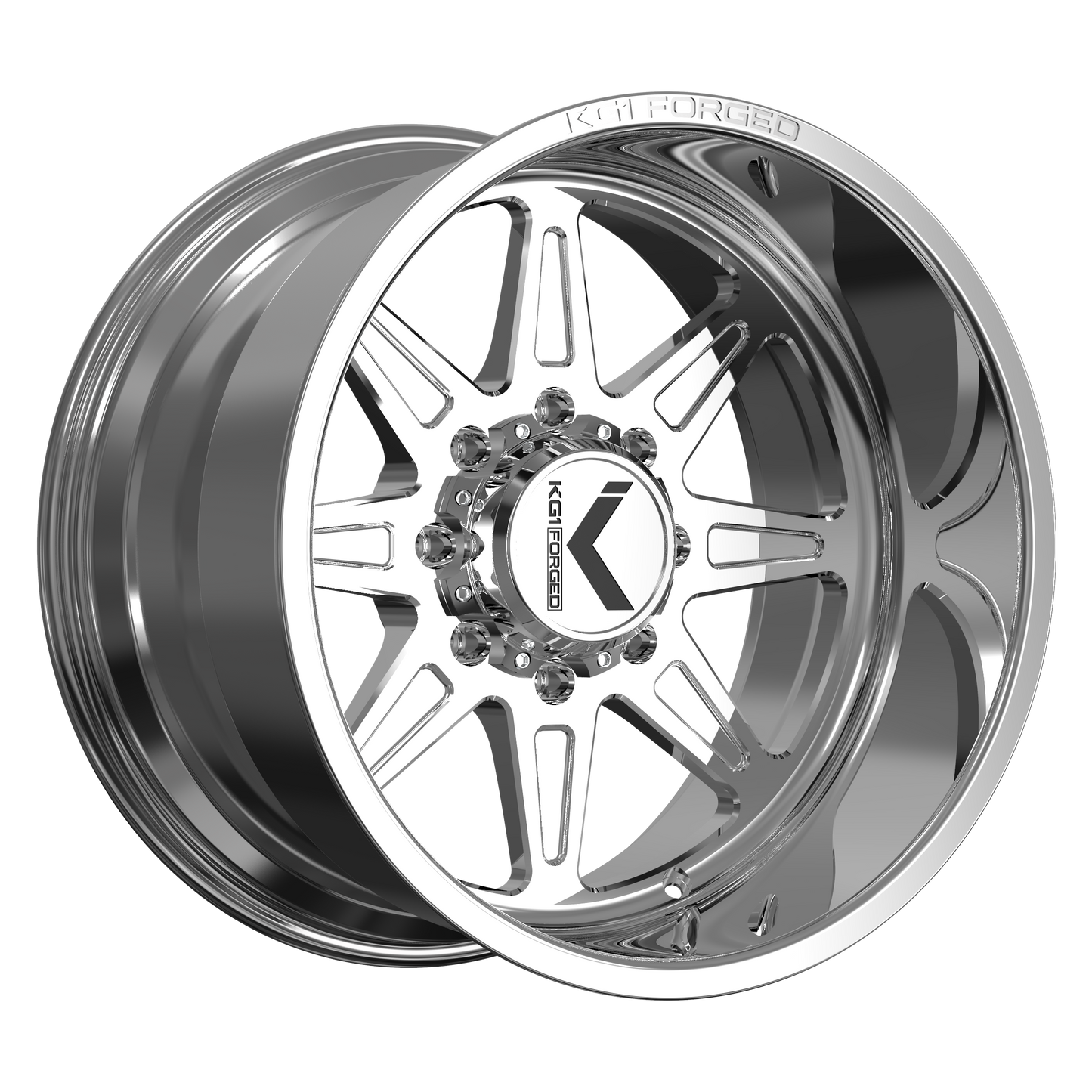22x12 KG1 Forged KT059 Vamp Polished Wheel 6x135 (-44mm)