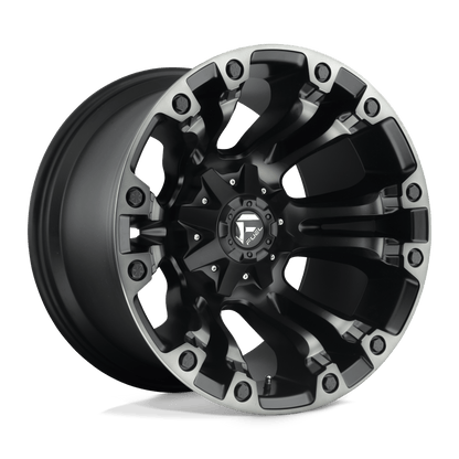 20x10 Fuel D851 Vapor Matte Black Gray Tint Wheel 8x6.5 (-18mm)
