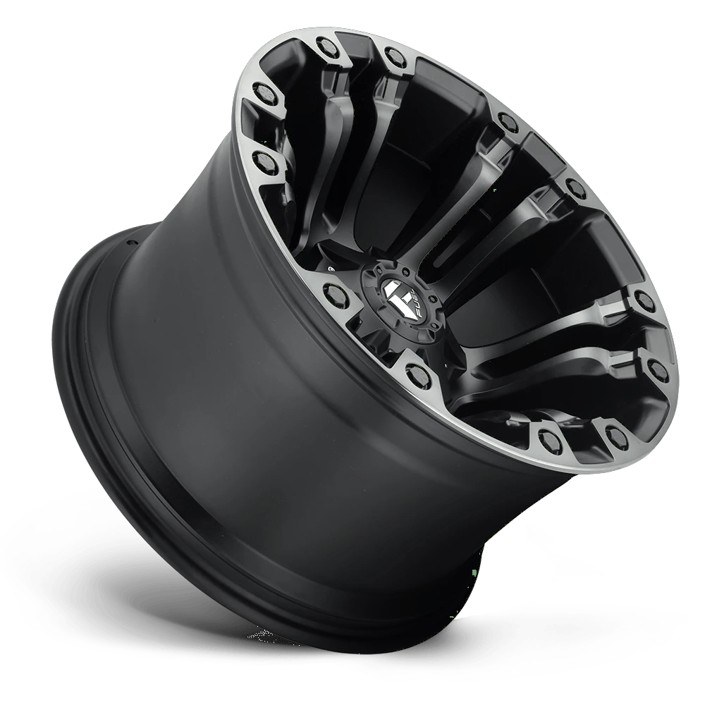 17x9 Fuel D851 Vapor Matte Black Gray Tint Wheel 5x4.5/5x5 (1mm)