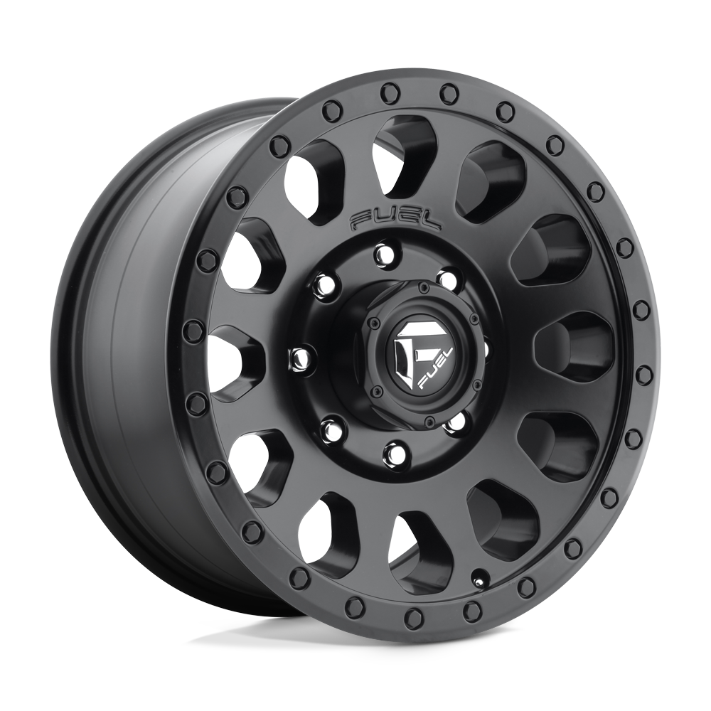 18x9 Fuel D579 Vector Matte Black Wheel 8x6.5 (1mm)