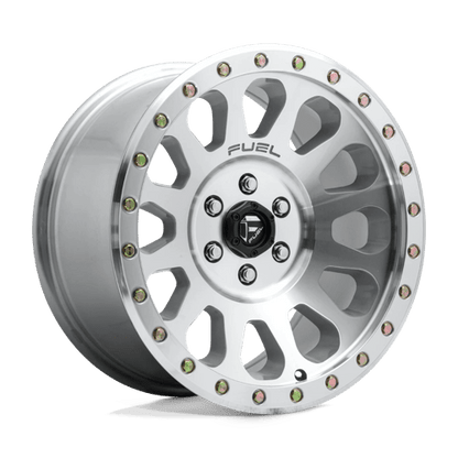 17x8.5 Fuel D647 Vector Diamond Cut Machined Clear Coat Wheel 5x120 (20mm)