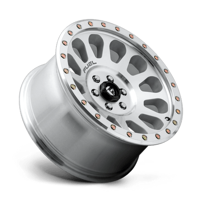 17x8.5 Fuel D647 Vector Diamond Cut Machined Clear Coat Wheel 5x120 (20mm)