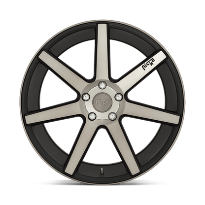 20x10 Niche M150 Verona Matte Black Machined Wheel 5x112 (50mm)