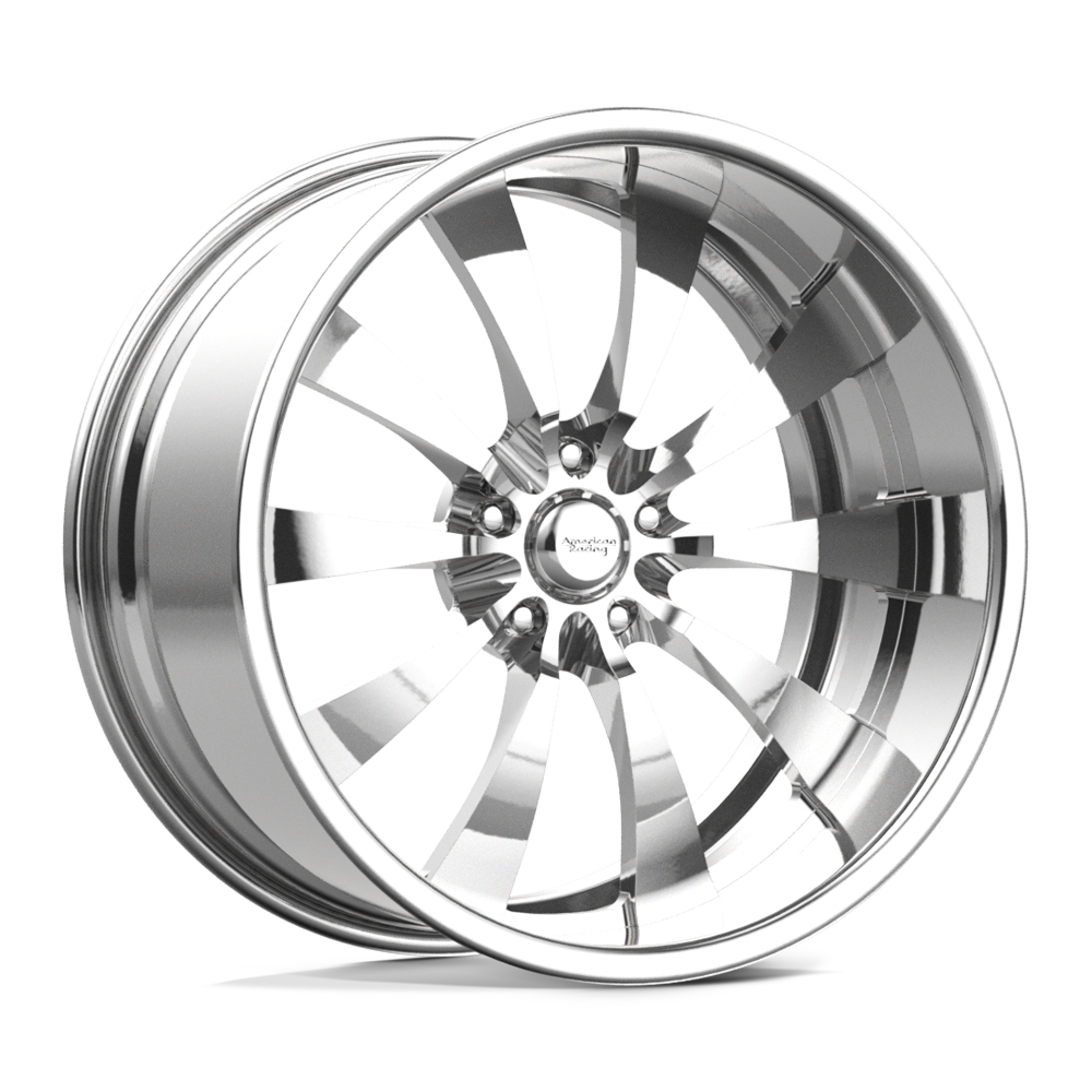 18x8 American Racing VF498 Polished FORGED Wheel 5x4.75 (-12.7mm)