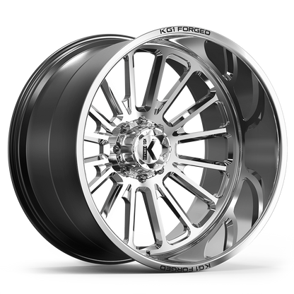 22x12 KG1 Forged KC010 Victor Polished FORGED Wheel 8x170 (-44mm)