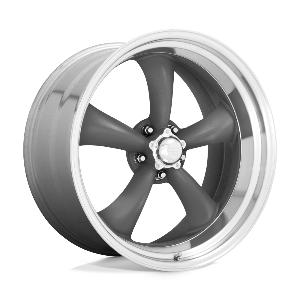18x10 American Racing VN215 TORQ THRUST II Mag Gray Wheel 5x5 (6mm)