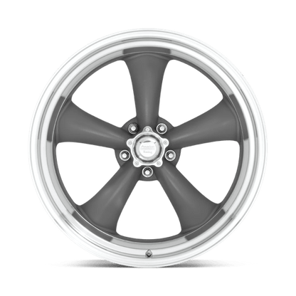 18x7 American Racing VN215 Classic Torq Thrust II Mag Gray Wheel 5x5.5 (6mm)