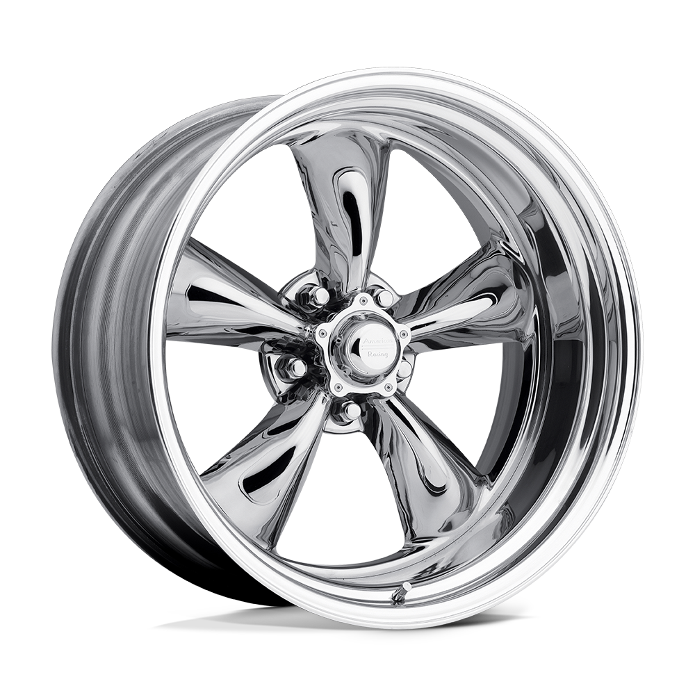 15x8 American Racing VN405 Torq Thrust II Chrome Polished Wheel 5x5 (-19mm)