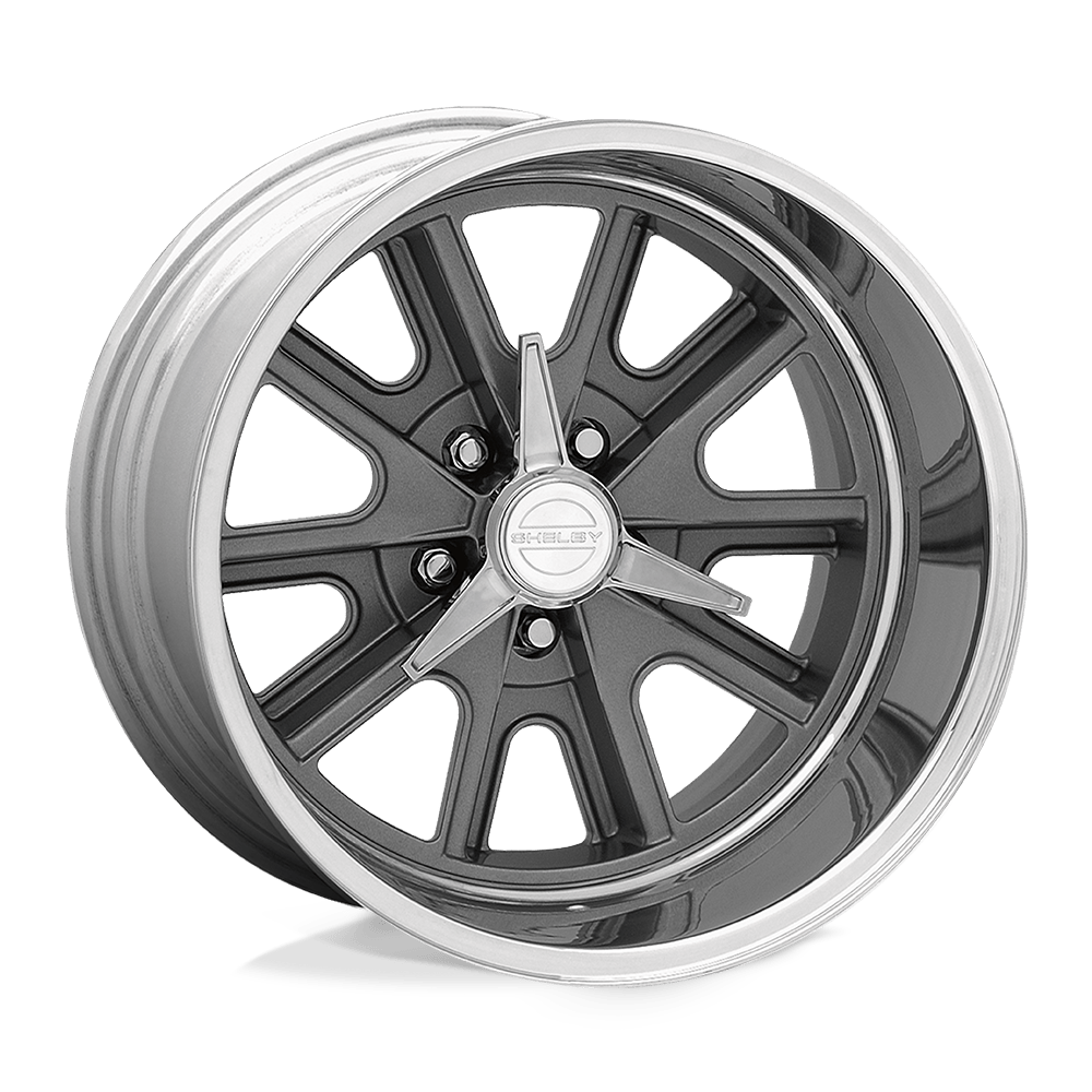 17x8 American Racing VN427 Shelby Cobra Gray Wheel 5x4.5 (0mm)